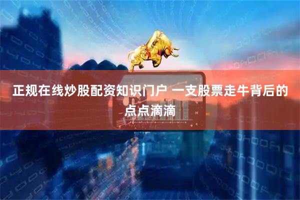 正规在线炒股配资知识门户 一支股票走牛背后的点点滴滴